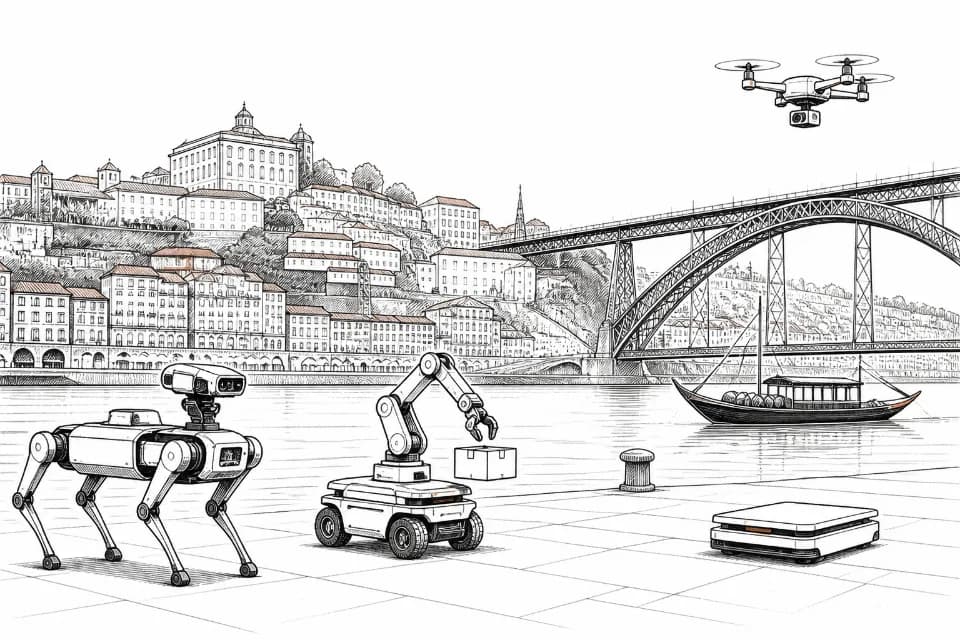 AI illustration · We’ll be in Porto
