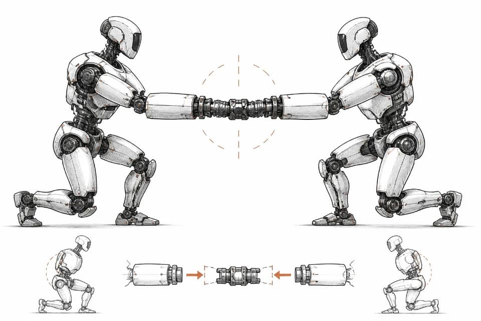 AI illustration · Video-to-Sim-to-Real Pipeline Trains Apollo 2 for Cornhole