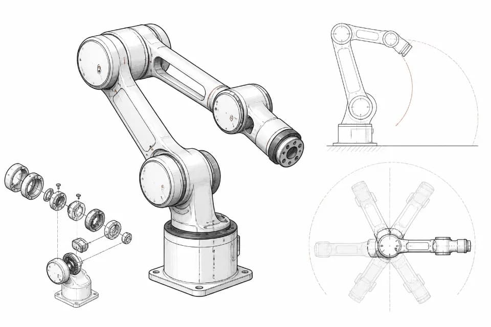 Ilustración de IA · SO-ARM100