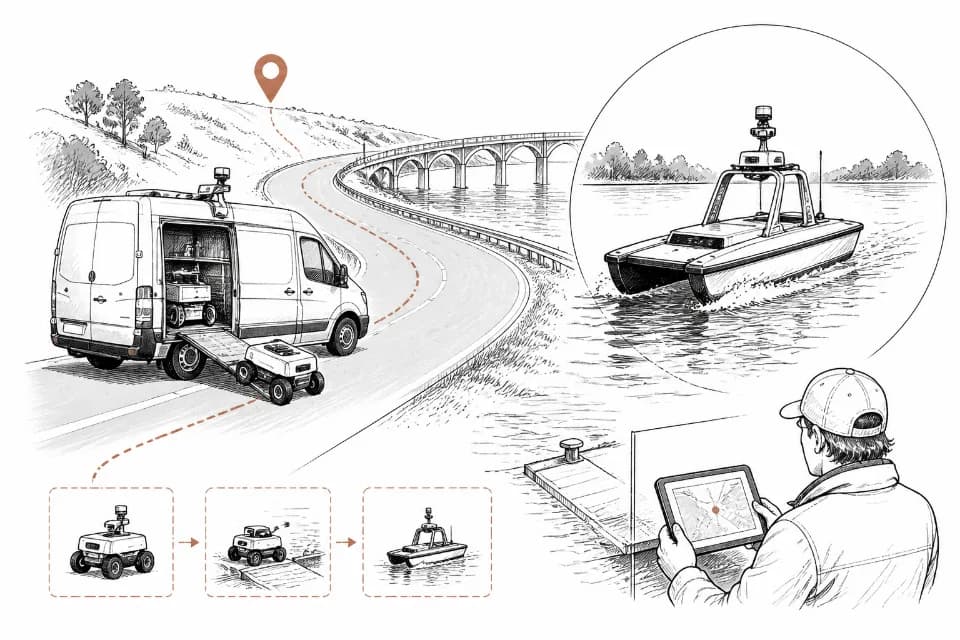 AI illustration · euRobotics on the road – euROBIN makes a splash
